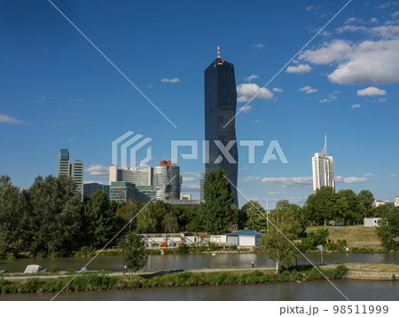 Vienna at the danube river Vienna at the danube river 98511999