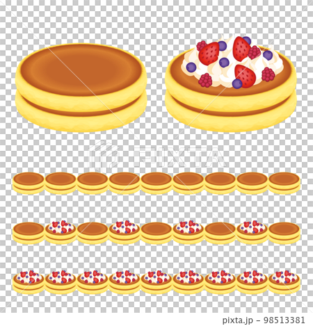 pancake border line berry 98513381