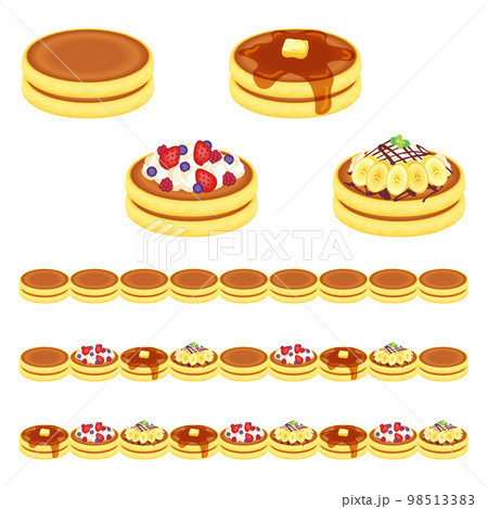 パンケーキ ボーダー ライン ミックス 98513383