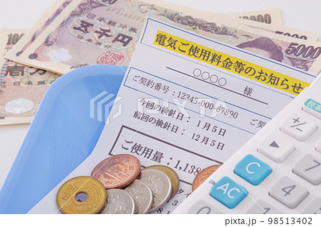 電気代の高騰イメージ 98513402