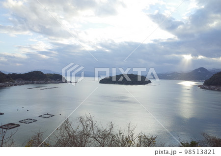 伊根浦の展望風景_舟屋の里伊根 伊根浦の展望風景_舟屋の里伊根 98513821