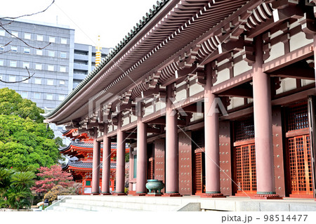 福岡市の風景　東長寺 98514477