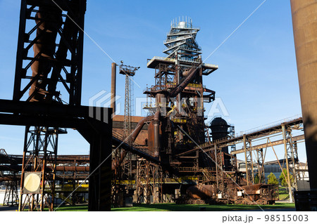 Closed metallurgical factory in Ostrava, Czech Republic 98515003