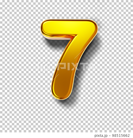 金色的 3d 數字 金色的 3d 數字 98515662