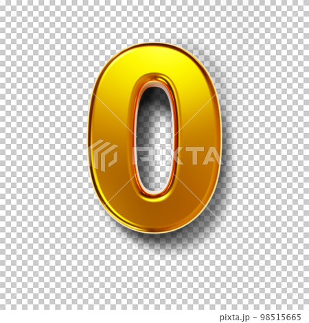 golden 3d numbers golden 3d numbers 98515665