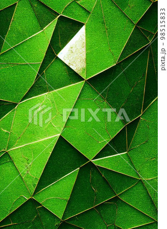 Green stone cracked surface abstract background. Decorative vertical illustration with cracks and scratches plaster texture. Green stone AI generated pink cracked surface pattern. 98515833