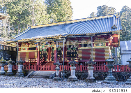 冬晴れの日光東照宮 三神庫 上神庫 栃木県日光市 冬晴れの日光東照宮 三神庫 上神庫 栃木県日光市 98515953