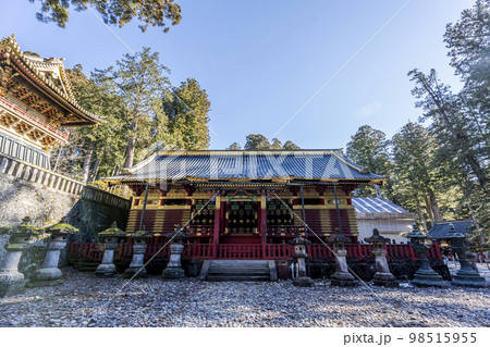 冬晴れの日光東照宮 三神庫 上神庫 栃木県日光市 冬晴れの日光東照宮 三神庫 上神庫 栃木県日光市 98515955