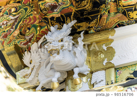 冬晴れの日光東照宮 陽明門 龍馬 栃木県日光市 冬晴れの日光東照宮 陽明門 龍馬 栃木県日光市 98516706