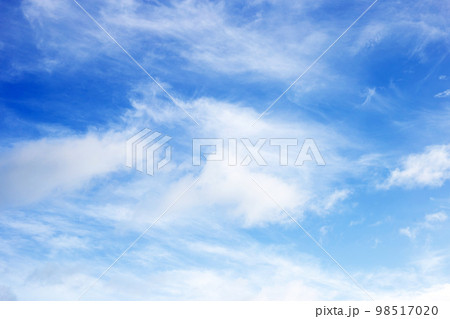 Blue sky with white clouds 98517020
