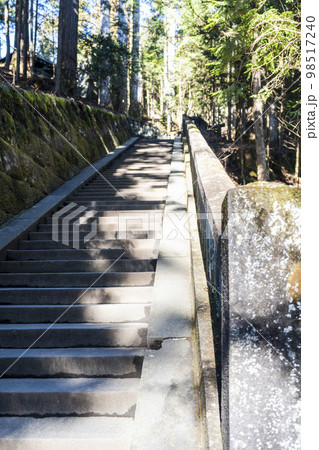 冬晴れの日光東照宮 奥社参道 奥宮に向かう参道 栃木県日光市 冬晴れの日光東照宮 奥社参道 奥宮に向かう参道 栃木県日光市 98517240