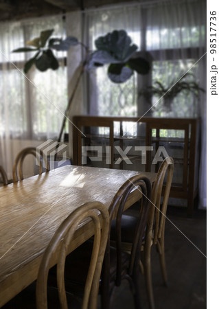 Coffee shop or cafe restaurant wooden interior Coffee shop or cafe restaurant wooden interior 98517736