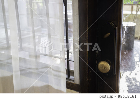 Coffee shop or cafe restaurant wooden interior 98518161