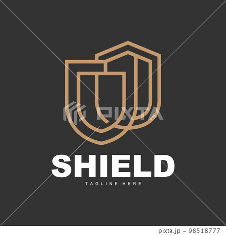 Shield Logo, Antivirus Protection Security Vector, Simple Gaming Logo Shield Design 98518777