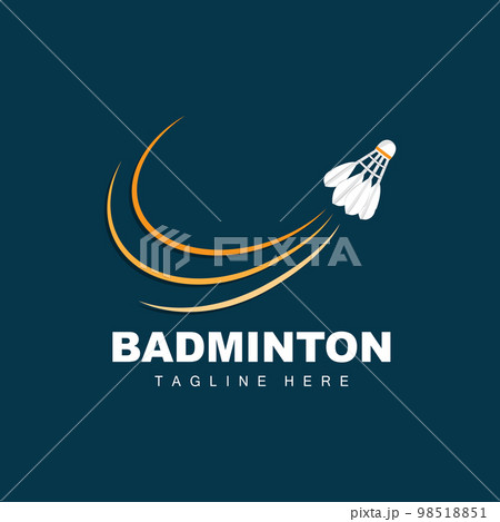 Badminton Logo, Sport Game Vector With Shuttlecock Racket, Sport Branch Design, Template Icon Badminton Logo, Sport Game Vector With Shuttlecock Racket, Sport Branch Design, Template Icon 98518851