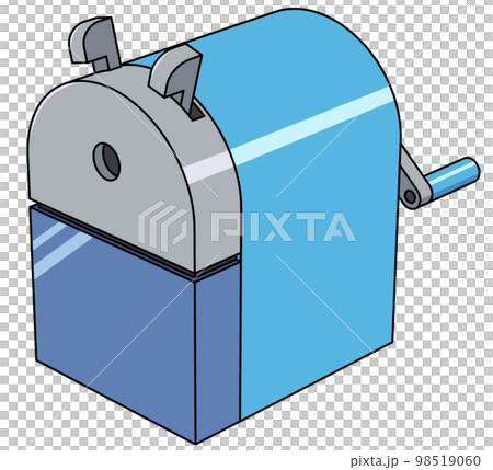 鉛筆削り斜めのイラスト 98519060