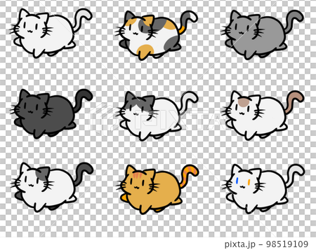 ねこ素材セット 98519109
