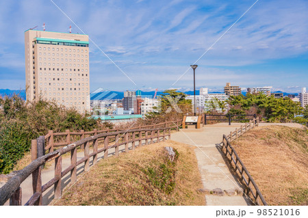 （静岡県）浜松城富士見櫓跡、浜松の街並み 98521016