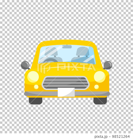 Front illustration of a light car 98521264