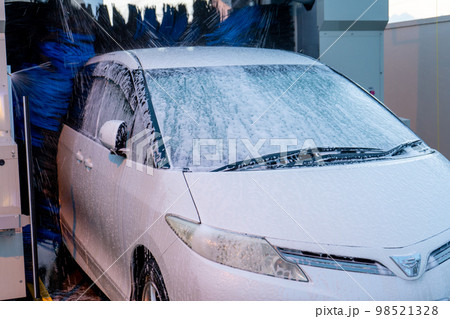 洗車機イメージ|洗車イメージ|ガソリンスタンドのコイン洗車機 洗車機イメージ|洗車イメージ|ガソリンスタンドのコイン洗車機 98521328