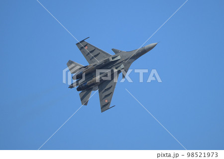 インド空軍スホーイSu-30MKI上昇旋回 98521973