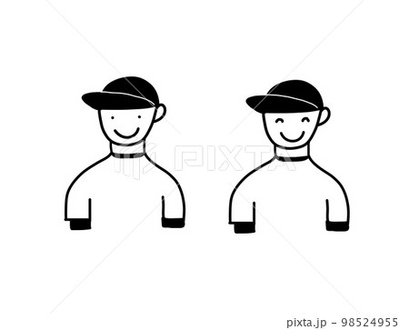 野球少年　上半身 98524955