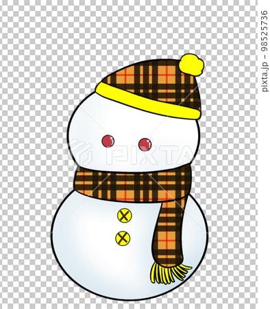 雪だるま（チェック） 98525736
