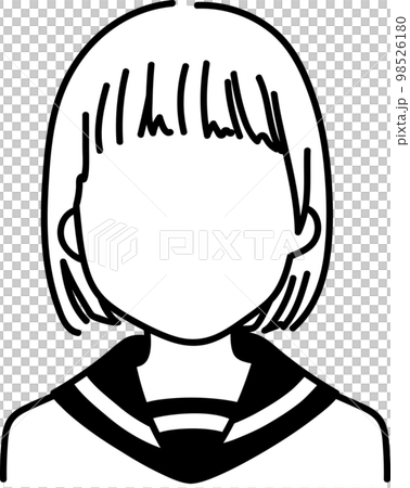 直劉海不露臉的女學生偶像 98526180