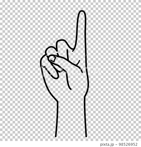 手食指1黑白 98526952