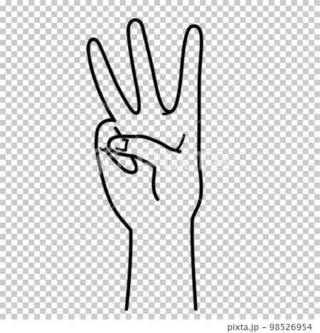 手數 3 黑色和白色 98526954