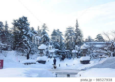初詣 日本の神社 松が岬公園 初詣 日本の神社 松が岬公園 98527938