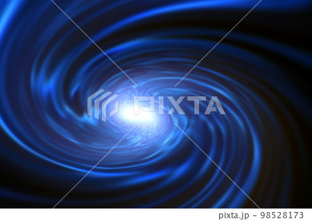 宇宙空間のワープをイメージした背景素材（ワームホール ・ブラックホールのイメージ） 98528173