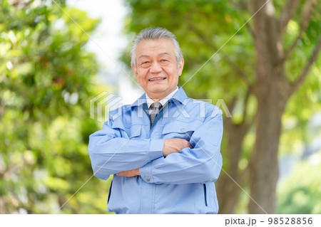 作業着 シニア 新緑 男性 作業着 シニア 新緑 男性 98528856