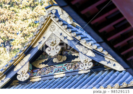 冬晴れの日光東照宮 祈祷殿 栃木県日光市 冬晴れの日光東照宮 祈祷殿 栃木県日光市 98529115