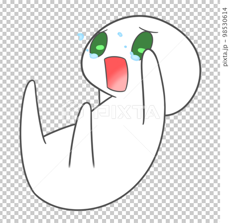 Characters falling while shedding tears 98530614