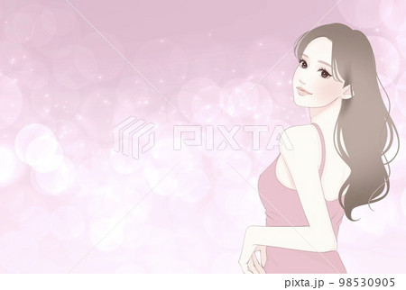 女性のイラスト素材 女性のイラスト素材 98530905