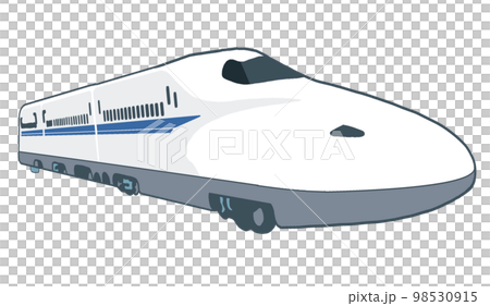 新幹線のシンプルなイラスト【のぞみ・ひかり・こだま・電車・鉄道・旅行・交通機関・出張】 新幹線のシンプルなイラスト【のぞみ・ひかり・こだま・電車・鉄道・旅行・交通機関・出張】 98530915
