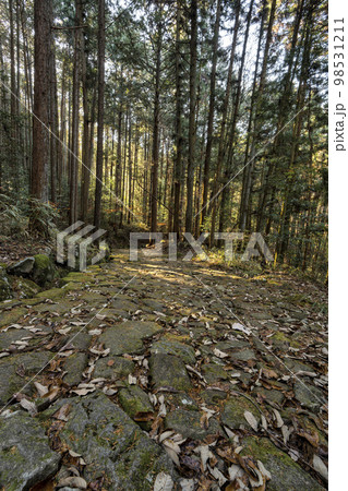 中山道 落合の石畳 中山道 落合の石畳 98531211