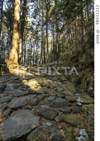 中山道 落合の石畳 中山道 落合の石畳 98531212