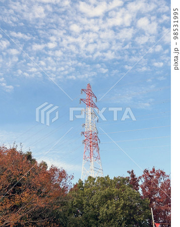 鉄塔と青空1 鉄塔と青空1 98531995