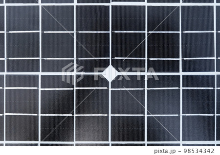 Close up to New solar cell surface in top view. 98534342