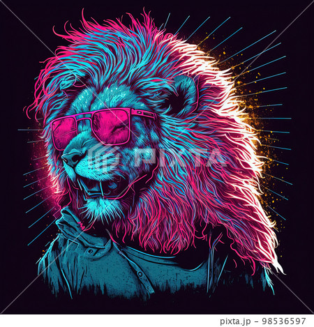 ユニークなライオンの彫刻 サングラス付き ユニークなライオンの彫刻 サングラス付き - メルカリ