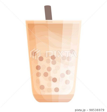 Smoothie icon cartoon vector. Milk drink. Cup tea Smoothie icon cartoon vector. Milk drink. Cup tea 98536979