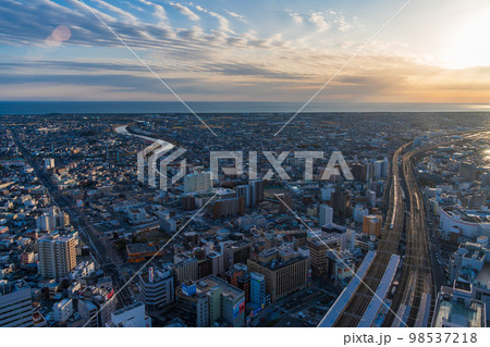 （静岡県）浜松市の街並み 98537218