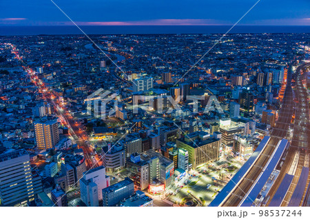 (静岡県)浜松市の街並み (静岡県)浜松市の街並み 98537244