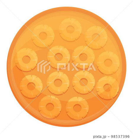 Upside-down cake icon cartoon vector. Restaurant cooking. Sugar tasty Upside-down cake icon cartoon vector. Restaurant cooking. Sugar tasty 98537396