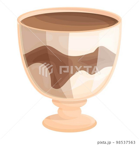 Bakery tiramisu icon cartoon vector. Cake cream. Sweet food Bakery tiramisu icon cartoon vector. Cake cream. Sweet food 98537563