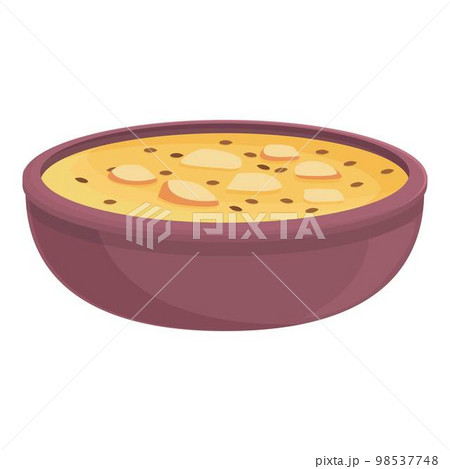 Thai soup icon cartoon vector. Food dish. Meal korean 98537748