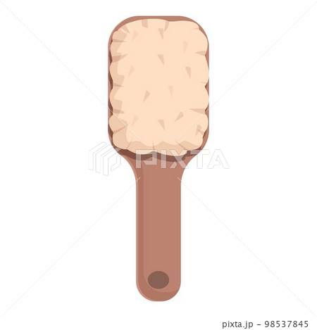 Healthy brush icon cartoon vector. Scrub tool. Shower care 98537845