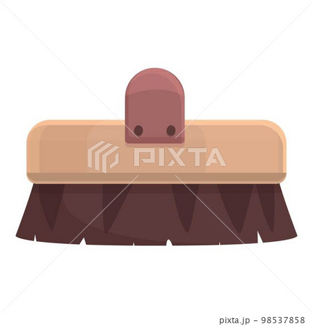 Care brush icon cartoon vector. Spa dry. Spa korean Care brush icon cartoon vector. Spa dry. Spa korean 98537858